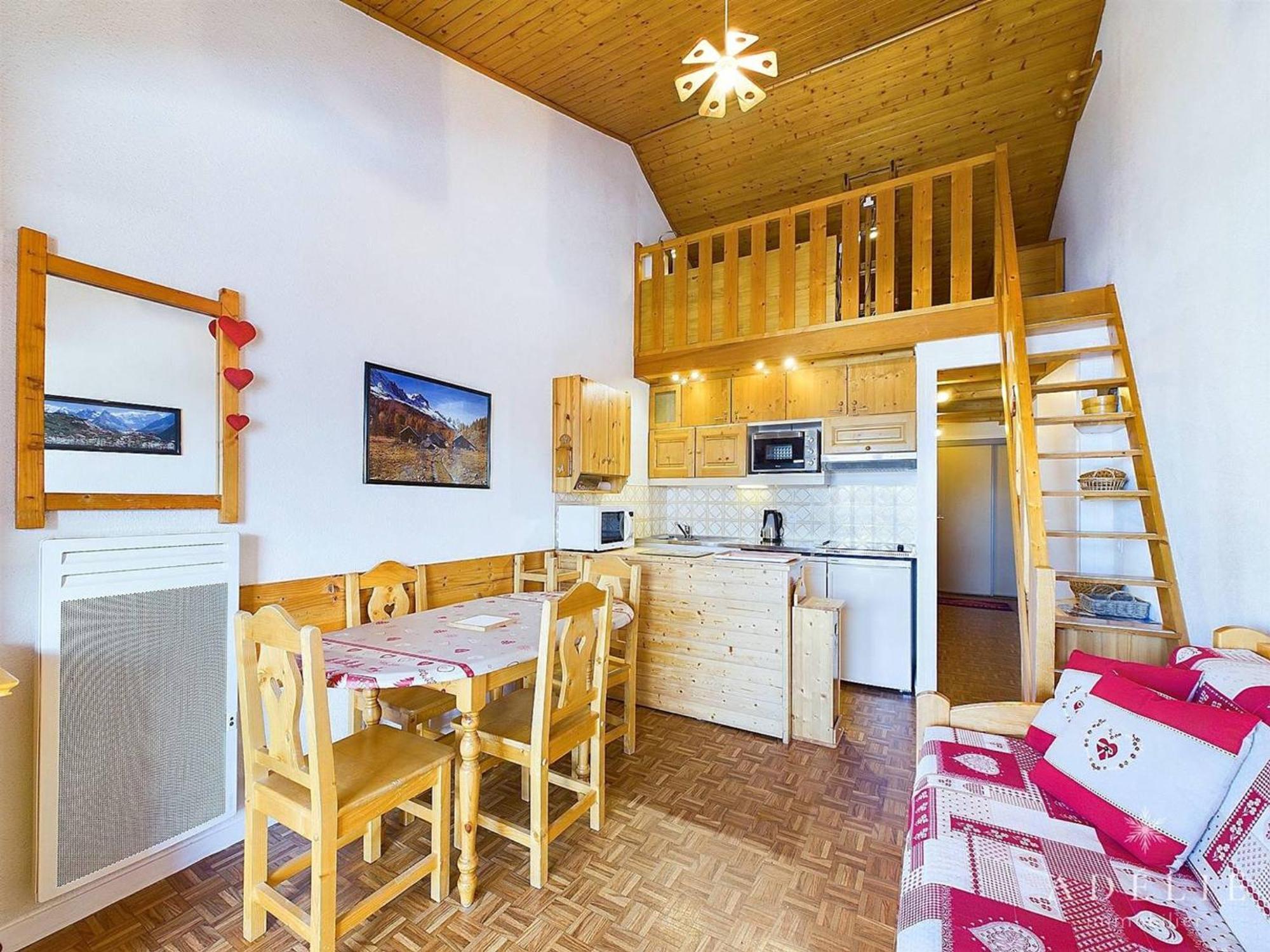 Studio Cabine Et Mezzanine Pour 4 Pers A Montvalezan-La Rosiere - Fr-1-398-550 ภายนอก รูปภาพ